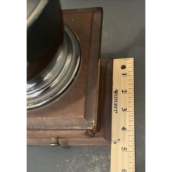 Vintage Mr. Dudley Hand Crank Coffee Grinder Coffee Mill Wood and Metal - Picture 8 of 9